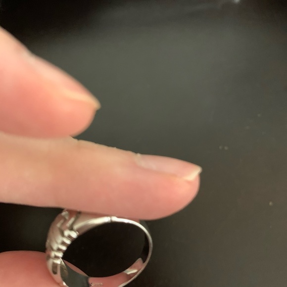 Authentic Brushed and Polished Versace style ring - size 6.5 - Picture 4 of 4